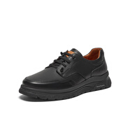 暇步士（Hush Puppies）2024秋新款簡(jiǎn)約舒適百搭男休閑鞋B6Q07CM4官方旗艦 黑色 43