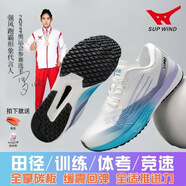 強風(fēng)跑霸鯤鵬2.0PRO全掌純碳板田徑訓練運動(dòng)比賽體測體考競速中考跑步鞋 白熏衣草（V8純碳） 42