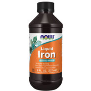 NOW FOODS NOW 諾奧 補充劑 鐵液 18 毫克 礦物質(zhì) 8 盎司237ml