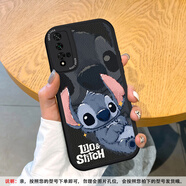 美齡美麗適用華為榮耀20可愛(ài)史迪仔手機殼20s全包x20se青春版軟硅膠暢玩20pro男士個(gè)性防摔V20皮質(zhì)a保護套 黑色-黑底可愛(ài)史迪仔M3 榮耀X20