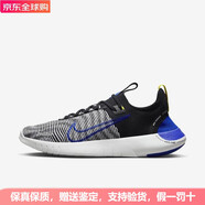 NIKE男士公路跑鞋 Free RN NN 飛織透氣輕便減震跑步鞋運動鞋 black/racer blue/pure pla 38.5
