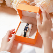 CULISR KESNR滿(mǎn)天星女士手表十大品牌小CK輕奢小眾高級感防水新年禮物送女朋友 星空皮帶款【愛(ài)馬仕禮盒橙】