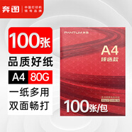 奔圖（PANTUM）臻選款 A4紙100張 多功能雙面打印紙 高性價比復印紙 80g 100張
