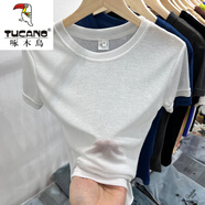 啄木鳥（TUCANO）薄款微透T恤女短袖2025夏季新款修身天絲棉體恤歐貨白色上衣 白色 S 參考75-90斤