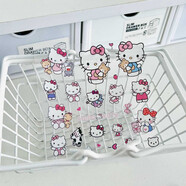 可愛(ài)HelloKitty卡通DIY粘貼紙防水ins高顏值手賬裝飾手機殼貼紙 Kitty貓透明貼紙20張