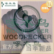 啄木鳥品牌高端男鞋旋轉(zhuǎn)科技扣套腳牛皮全黑運動鞋軟厚底輕便休閑跑步鞋 黑色 四季款豬皮內(nèi)里     37 (150mm)