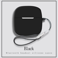 飾卓適用倍思BASS W04保護套Baseus W04無(wú)線(xiàn)藍牙w04plus耳機套w04+pro卡通貼2023版硅膠軟殼2025款男女 連體黑殼【收藏+可扣式防丟繩】 倍思 W04/W04Pro-2025版-側邊掛繩孔