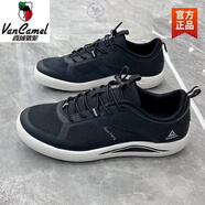 西域駱駝潮牌款男士網(wǎng)面鞋2024夏季透氣運動(dòng)休閑鞋百搭軟底輕便涉水鞋 23372黑白-駱駝官方品牌旗艦 41