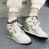 耐克（NIKE）女鞋鞋子AIR JORDAN（GS）AJ312女子兔年新年款休閑高幫籃球鞋 FZ5047-120 白綠 帆白 36