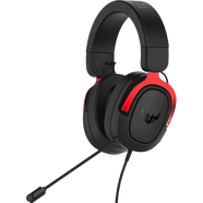 【99成新】華碩TUF 飛行堡壘H3 頭戴式游戲耳機(jī) 有線耳機(jī) 筆記本耳機(jī) 電腦耳機(jī) 帶麥克風(fēng) 頭戴式耳麥 紅色 