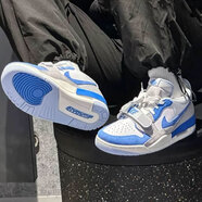 耐克（NIKE）AJ男鞋2025新款夏季Air Jordan AJ312氣墊籃球鞋休閑鞋運動鞋 CD7069-141白藍(lán) 40
