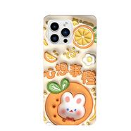 伊言金立G15promax手機(jī)殼Gionee GD032313保護(hù)套防摔磨砂軟殼送掛繩 平面心想事橙+指環(huán)扣+掛繩 其他