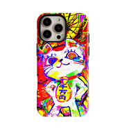 荒瀧一斗招財貓新年款高速婆婆手機殼超自然武裝當噠當菲林二合一膽大黨適用于iphone15蘋(píng)果16promax華為op 菲林軟殼磨砂二合一【不包鏡頭】 iPhone 14