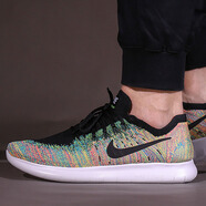 耐克nike 春夏季新款 FREE RN 赤足系列 男子運動(dòng)鞋 跑步鞋 880843-005 36