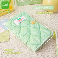 遞樂(lè )大容量現金存錢(qián)本A6布藝活頁(yè)存錢(qián)夾現金紙幣收納冊攢錢(qián)紀念鈔票據收藏10張/本 00220013綠色單本