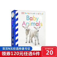 【120選6】DK觸摸書 英文原版繪本 Baby Touch 嬰幼兒童英語啟蒙認知紙板書 0-3歲親子互動共讀早教益智 感官訓練繪本 綠山墻 【Baby Touch and Feel】動物寶寶