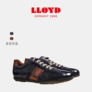 利來（LLOYD）德國進(jìn)口男鞋牛皮德訓(xùn)鞋足球鞋防滑休閑運(yùn)動鞋標(biāo)準(zhǔn)楦平底13049 深藍(lán)色 40
