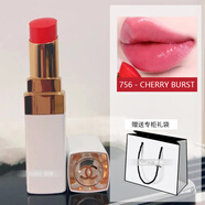 Chanel香奈兒可可小姐潤唇膏 女士白管護唇膏口紅 情人節(jié)禮物 756 CHERRY BURST