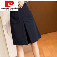 皮爾卡丹（pierre cardin）2024春季新款知性通勤職業(yè)顯瘦純色a字修身裙力短裙半身裙女 黑色 L