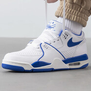 耐克（NIKE）官方艦店男鞋AIR FLIGHT 89氣墊運(yùn)動(dòng)鞋AJ4兄弟款籃球鞋休閑跑步鞋 FZ3045-100/AIR FLIGHT/白藍(lán) 42