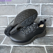 愛步（ECCO）男鞋837514牛皮透氣運動休閑鞋小經(jīng)典 牛皮837514-01001 42