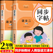 小學(xué)語文同步字帖 二年級上下冊 (全2冊）同步課本練字帖專項(xiàng)訓(xùn)練書寫字帖控筆訓(xùn)練 適用人教版教材配套使用 小學(xué)生規(guī)范字字體每日一練