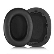 墨頓 適用SONY索尼INZONE H9耳機(jī)套H3 H5 H7耳罩WH-G900N頭戴式游戲耳墊降噪海綿套頭梁保護(hù)套升級配件 【H7 H9 G900N】黑色蛋白皮一對【帶卡扣】
