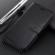萬浮生適用三星A6 2018手機(jī)殼翻蓋A6 A6plus A8+ A730 A710 SM-A530保護(hù)殼A7 2016全包 折疊 零錢卡槽 皮 A8 2018 / A530【經(jīng)典小牛】黑色 三星其他