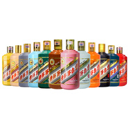 茅臺（MOUTAI）【現貨】貴州茅臺酒 生肖茅臺紀念酒 53度醬香型白酒 53度 500mL 12瓶 十二生肖蛇到馬年