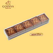 歌帝梵（GODIVA）72%黑巧克力 25片125g 比利時(shí)零食 婚慶喜糖 伴手禮 生日禮物女