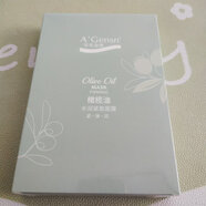 安安金純安安金純橄欖油面膜補水保濕滋潤收縮毛孔面膜貼男女士學(xué)生護膚品 一盒【5貼】