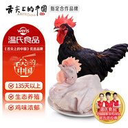 溫氏 供港黑腳土公雞3.2斤 135天散養(yǎng)大公雞 冷凍走地雞  黑金凰雞