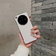 麥煥OPPOfindx8pro手機殼蛇年新年款findx8保護套碳纖紋路鏡頭全包輕奢時尚新年款 【皓月白】親膚手感 OPPOfindx8pro