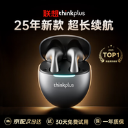 聯(lián)想（Lenovo）【強(qiáng)音質(zhì)柏林之聲】無線藍(lán)牙耳機(jī) 半入耳運(yùn)動AI降噪音樂游戲超長續(xù)航大電量適用蘋果華為 LP48銀色