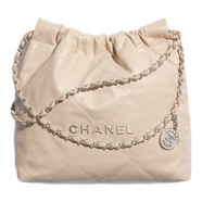 香奈兒（Chanel）女包托特包垃圾袋春季新款袋子單肩包購(gòu)物袋精致時(shí)尚百搭禮物 淺褐色