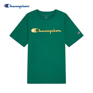 Champion冠軍情侶短袖新款美式潮牌t恤寬松休閑純棉上衣 綠色 S