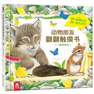 一起來爬山-動(dòng)物朋友翻翻觸摸書  0-2歲 樂樂趣童書仿真觸感立體書省錢卡