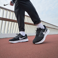 耐克男子透氣專業(yè)跑步鞋冬季公路緩震NIKE RUN SWIFT 3 DR2695 002黑/白色/暗煙灰 42