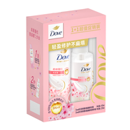 多芬（Dove）植萃留香蓬松洗發(fā)水470ml+護發(fā)素270ml櫻花 毛躁扁塌發(fā)質 