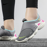 耐克（NIKE）休閑鞋女鞋夏季新款FREE赤足系列運動鞋輕便舒適網(wǎng)面透氣跑步鞋 AQ5708-002/一腳蹬 36.5
