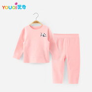 優(yōu)奇德絨寶寶秋衣套裝嬰兒保暖內(nèi)衣秋裝秋季男護(hù)肚女加絨兒童秋衣秋褲