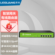 樂(lè )光（LEGUANG）多WAN口全千兆接入 AC控制器上網(wǎng)行為管理 無(wú)公網(wǎng)IP異地組網(wǎng)SD-WAN 企業(yè)級智慧網(wǎng)關(guān)有線(xiàn)路由器 GW100M【帶機100臺/可管32臺AP】