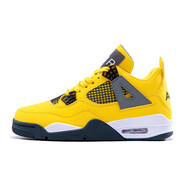 DAOENVIN籃球鞋男aj4男鞋高幫氣墊休閑經(jīng)典板鞋透氣實(shí)戰運動(dòng)莆田鞋子氣墊 AJ4電母 43  運動(dòng)鞋碼