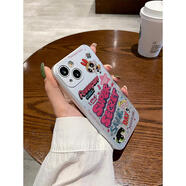 瑞桓柏適用蘋果14pro/13手機殼iP15華為mate40/nova10/P50紅米k50iP16女警opporeno8保護套vivox80/s15榮 電鍍銀-063英文飛天女警 華為nova4E