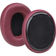 適配原裝Panasonic松下RP-HTX80B RP-HTX90N無(wú)線(xiàn)頭戴式耳機蛋白皮耳套記憶 酒紅色耳套