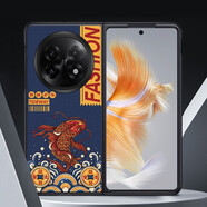 綺愛oppofindn5手機(jī)殼新款個(gè)性時(shí)尚n3中國風(fēng)龍鳳呈祥圖findn2折疊屏皮紋保護(hù)套Find N屏保防摔n5男女同 Fashion-錦鯉護(hù)體 OPPOFindN