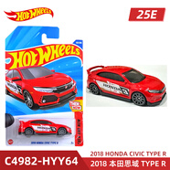 風(fēng)火輪（HOT WHEELS）25E批次合金小車(chē) 路虎攬勝 特斯拉 阿斯頓馬丁 威廉姆斯 F1車(chē)隊 2018 本田思域 Type R