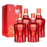 種子酒金種子酒業(yè) 紅花種子窖濃香型白酒40度高度460ml*4瓶整箱 40度 460mL 4瓶