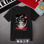 簡顧OVERLORD 不死者 骨王 動漫短袖T恤二次元透氣衣服痛衣 08款 L