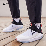 耐克（NIKE）籃球鞋男鞋2025夏季AirJordanJumpmanHustlePF運動(dòng)鞋 AQ0394-100/黑白 44